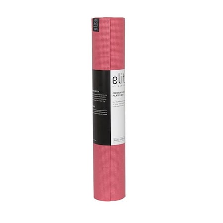 Agm Group AGM Group 72602 5 mm Elite Yoga & Pilates Aeromat; Dusty Rose - 24 x 72 in. 72602
